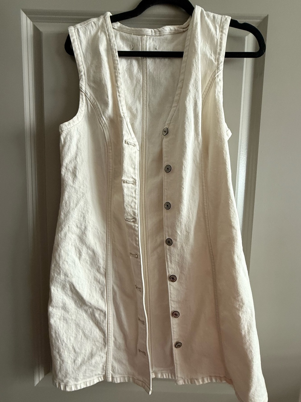 Abercrombie and Fitch - White Denim Dress
